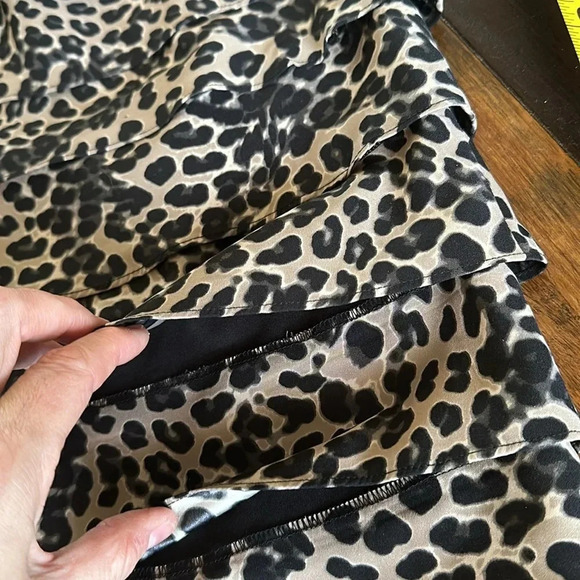 Alfani leopard print tiered skirt size 12 - Picture 5 of 6